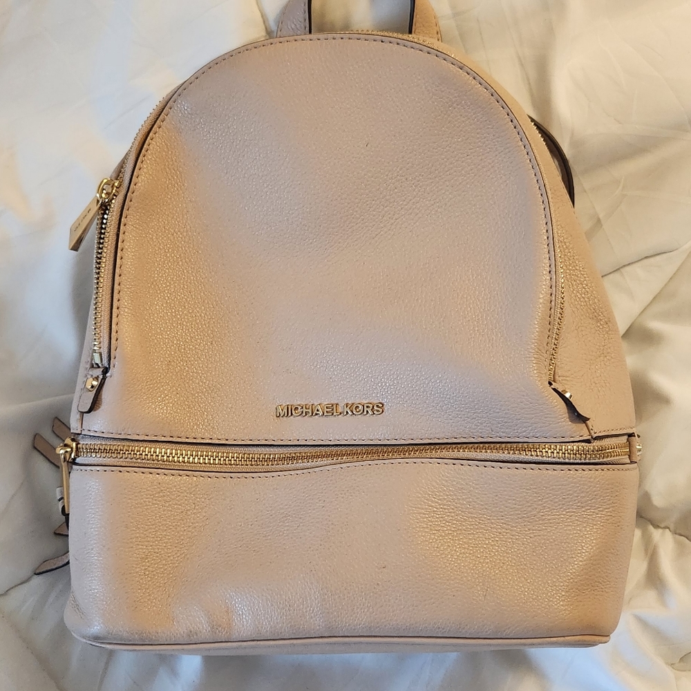 Michael Kors Pale Pink Backpack